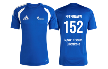 Nørre Nissum 26/27 Skole T-shirt - Blå